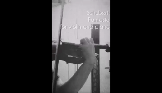 【VIDEO】「シューベルト: ヴァイオリンとピアノのためのファンタジー #Shorts」公開！